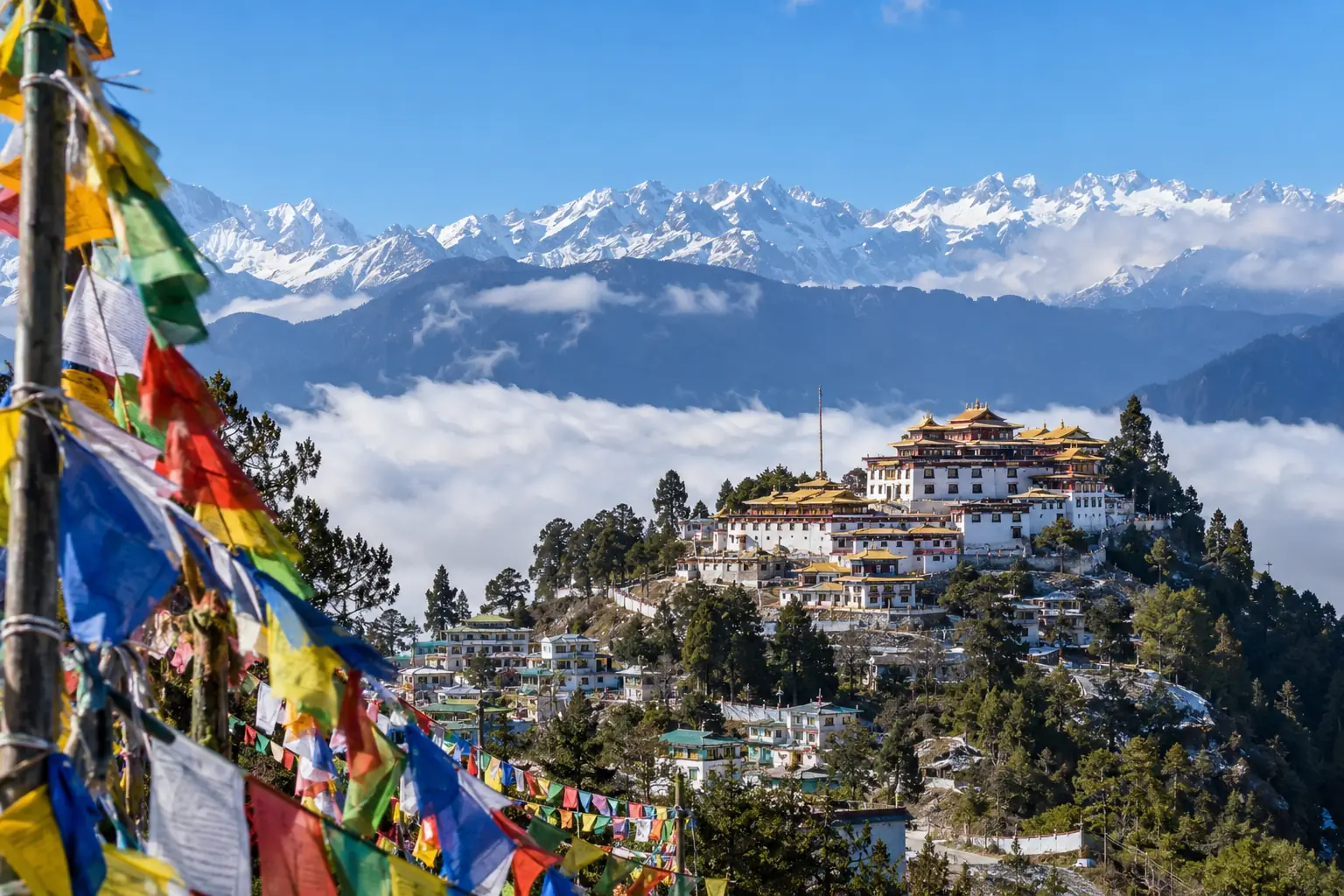 Sikkim & Darjeeling scenery