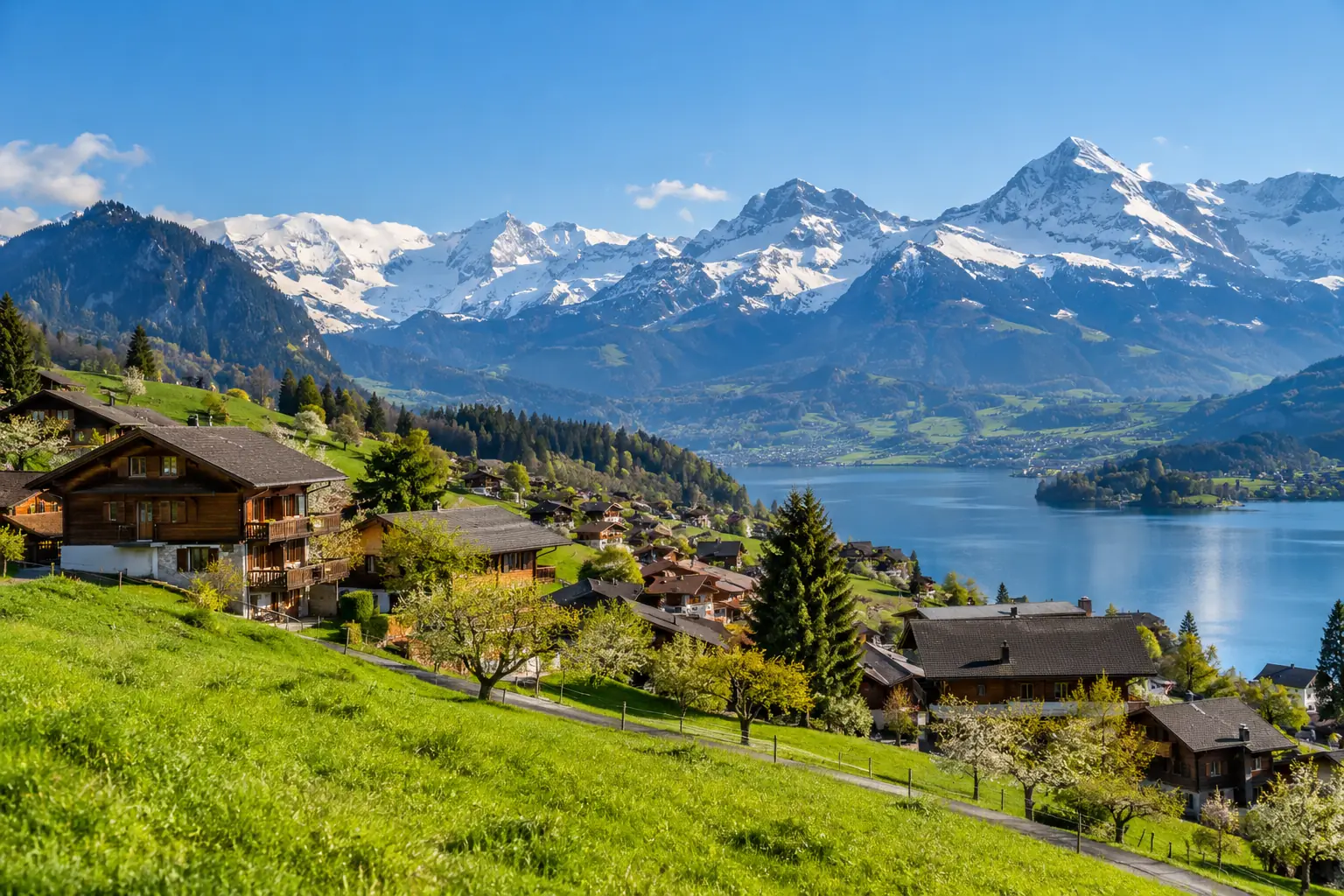 Swiss Alps Escape scenery